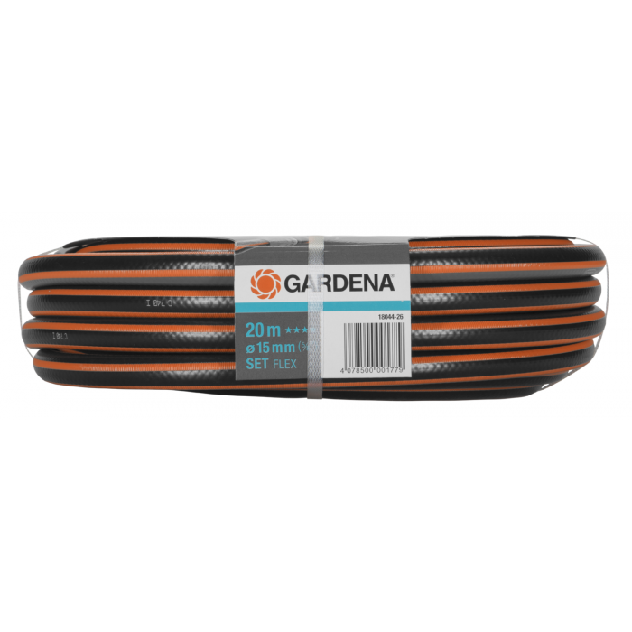 Шланг Gardena Flex Set 15 мм (5/8"), 20 м, 25 бар (18044-26)