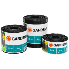 Бордюр садовий чорний Gardena 15 см х 9 м (00532-20)