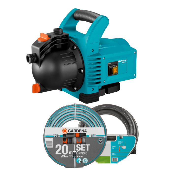 Насос садовий Gardena Classic 3000/4 SET (01717-20)