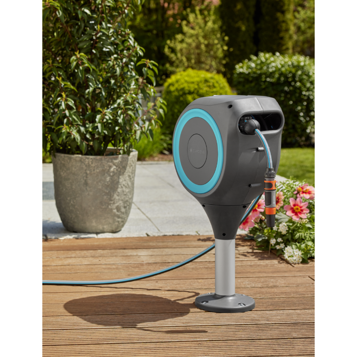 Котушка зі шлангом Gardena Terrace RollUp S Automatic наземна 15 м (18605-20)