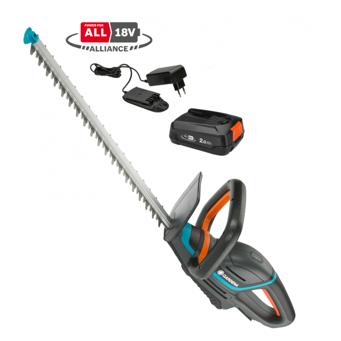 Акумуляторний кущоріз Gardena ComfortCut 50/18V P4A Set (14730-20) Акумуляторний кущоріз Gardena ComfortCut 50/18V P4A Set (14730-20)
