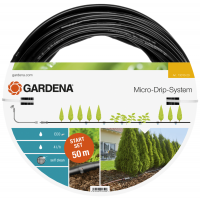 Комплект мікрокрапельного поливу Gardena Micro-Drip-System для рядного поливу 50 м (13013-20)
