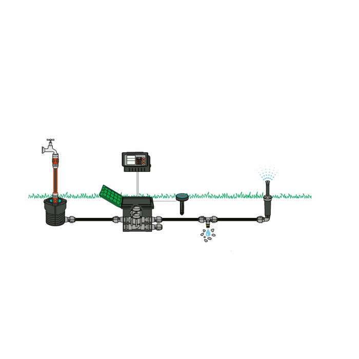 Коробка для клапану для поливу Gardena V3 (01255-29)