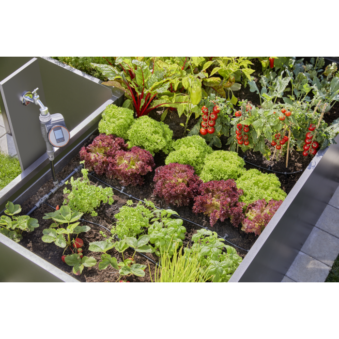 Комплект поливу Gardena Micro-Drip-System Raised Bed Set для високих грядок на 35 рослин (13455-20)