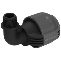 З'єднувач L-подібний Gardena Quick & Easy з зовнішньою різьбою 25 мм х 1/2 (02780-20)