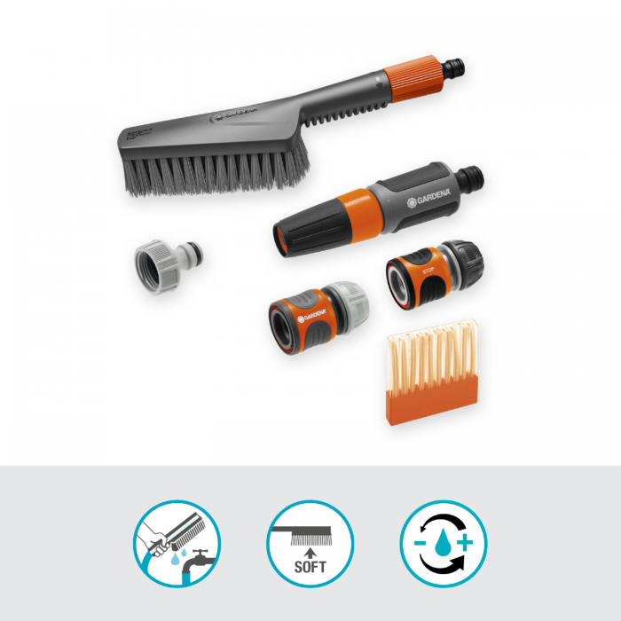 Комплект для водяного очищення Gardena Cleansystem Basic Set, м'яка (18862-20)