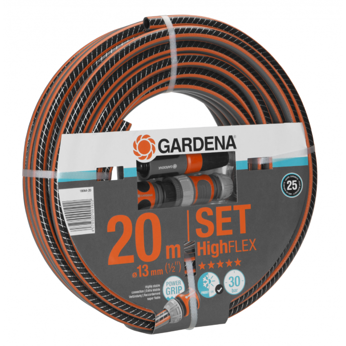 Шланг з комплектом для поливу Gardena HighFlex 13 мм (1/2 "), 20 м Set (18064-20)