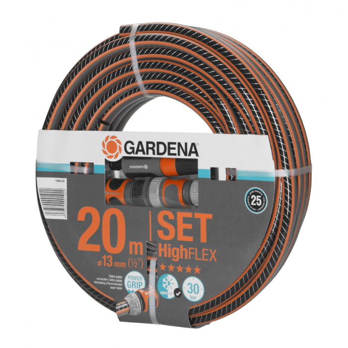 Шланг з комплектом для поливу Gardena HighFlex 13 мм (1/2 "), 20 м Set (18064-20)