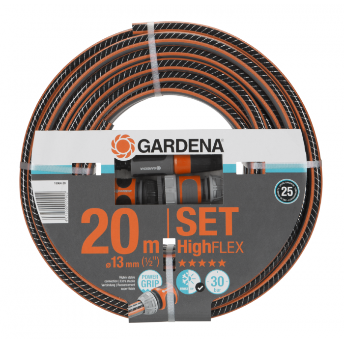 Шланг з комплектом для поливу Gardena HighFlex 13 мм (1/2 "), 20 м Set (18064-20)