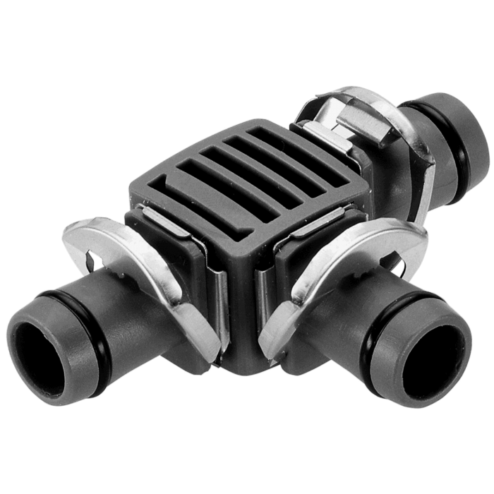 З'єднувач Т-подібний Gardena Micro-Drip-System Quick & Easy для шлангів 13 мм, 2 шт (08329-29)