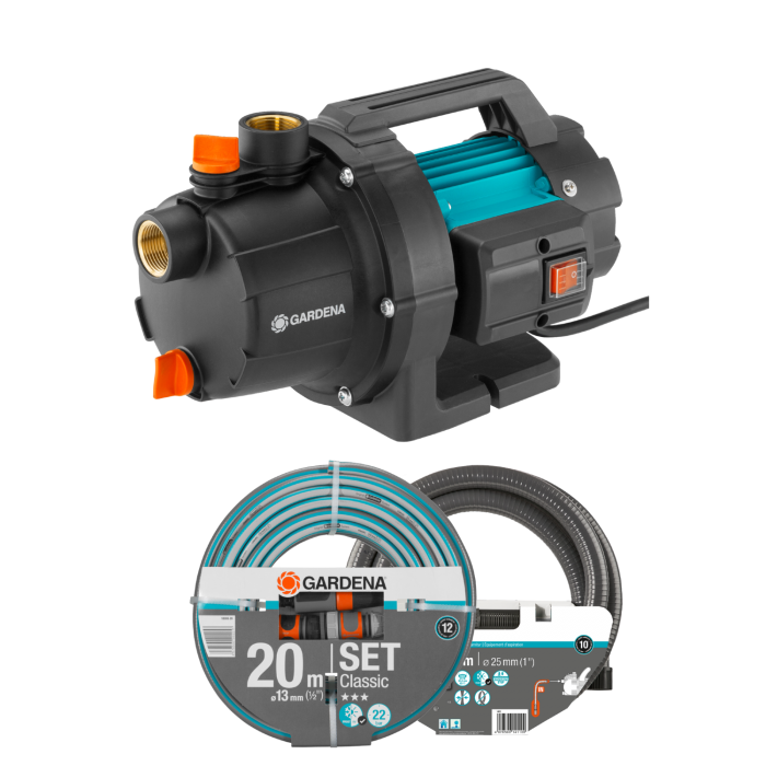 Насос садовий Gardena 3000/4 Set (09011-29)