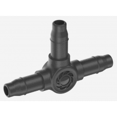 З'єднувач Т-подібний Gardena Micro-Drip-System для шлангів 4,6 мм, 10 шт (13211-20)