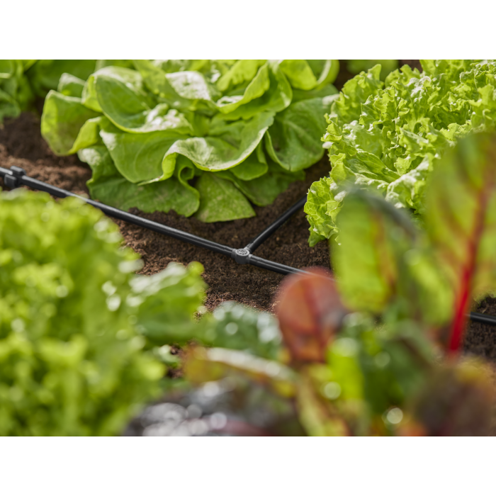 З'єднувач Т-подібний Gardena Micro-Drip-System для шлангів 4,6 мм, 10 шт (13211-20)