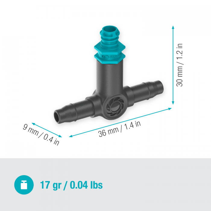 Крапельниця Gardena Micro-Drip-System внутрішня 2 л/год, 10 шт (13317-20)