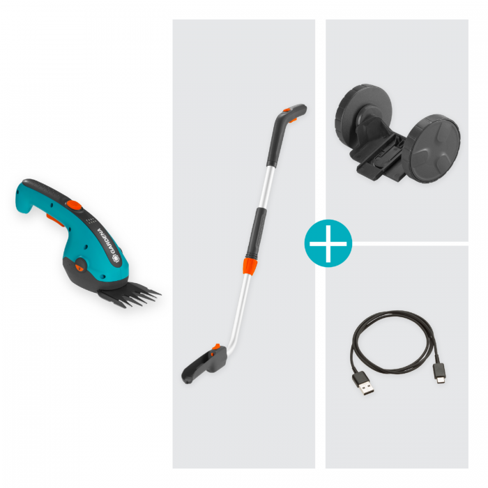 Ножиці для газонів акумуляторні Gardena ClassicCut Li Set USB-C (09886-20)
