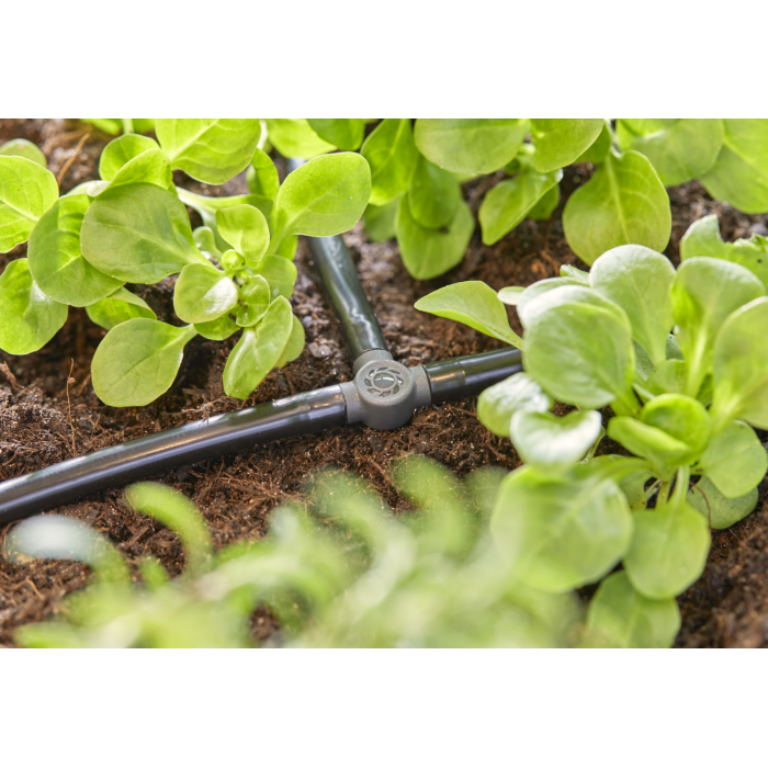 З'єднувач Т-подібний Gardena Micro-Drip-System для шлангів 4,6 мм, 10 шт (13211-20)
