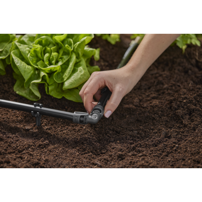 З'єднувач L-подібний Gardena Micro-Drip-System Quick & Easy для шлангів 13 мм, 2 шт (13202-20)