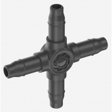 З'єднувач хрестоподібний Gardena Micro-Drip-System для шлангів 4,6 мм, 10 шт (13214-20)