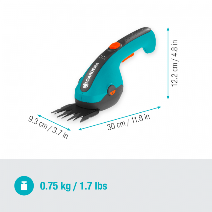 Ножиці для газонів акумуляторні Gardena ClassicCut Li USB-C (09884-20)