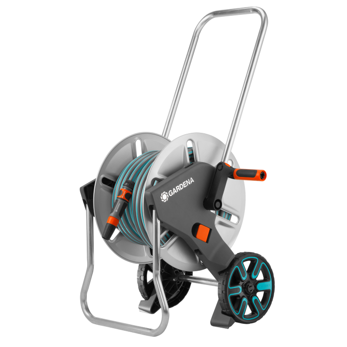 Візок для шланга Gardena CleverRoll M Metal Set з комплектом для поливу (18542-20)