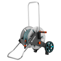 Візок для шланга Gardena CleverRoll M Metal Set з комплектом для поливу (18542-20)