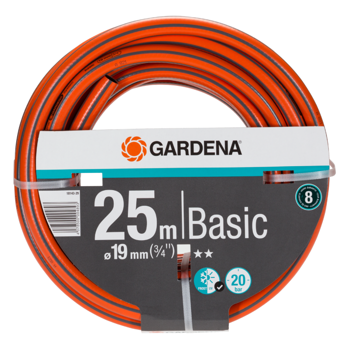 Шланг Gardena Basic 19 мм (3/4"), 25 м (18143-29)