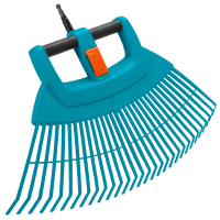 Граблі пластикові віялові XXL складні 2-в-1 Gardena Combisystem 77 см (03107-20)