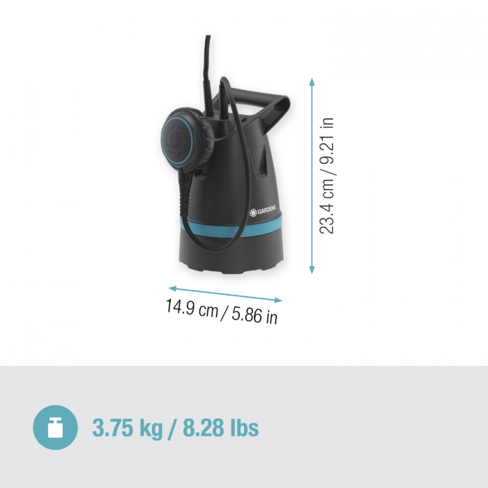 Насос дренажний для чистої води Gardena 8600 (09001-29)