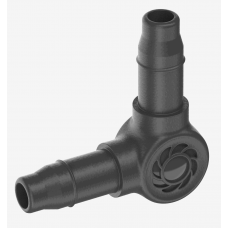 З'єднувач L-подібний Gardena Micro-Drip-System для шлангів 4,6 мм, 10 шт (13212-20)