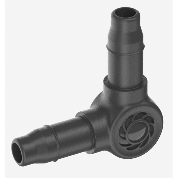 З'єднувач L-подібний Gardena Micro-Drip-System для шлангів 4,6 мм, 10 шт (13212-20)