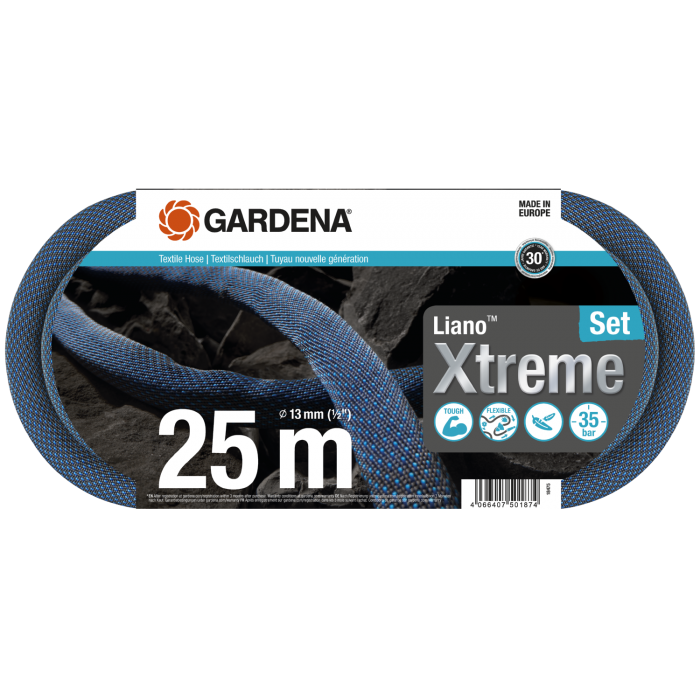 Комплект текстильних шлангів Liano™ Xtreme 25 м, 18475-20