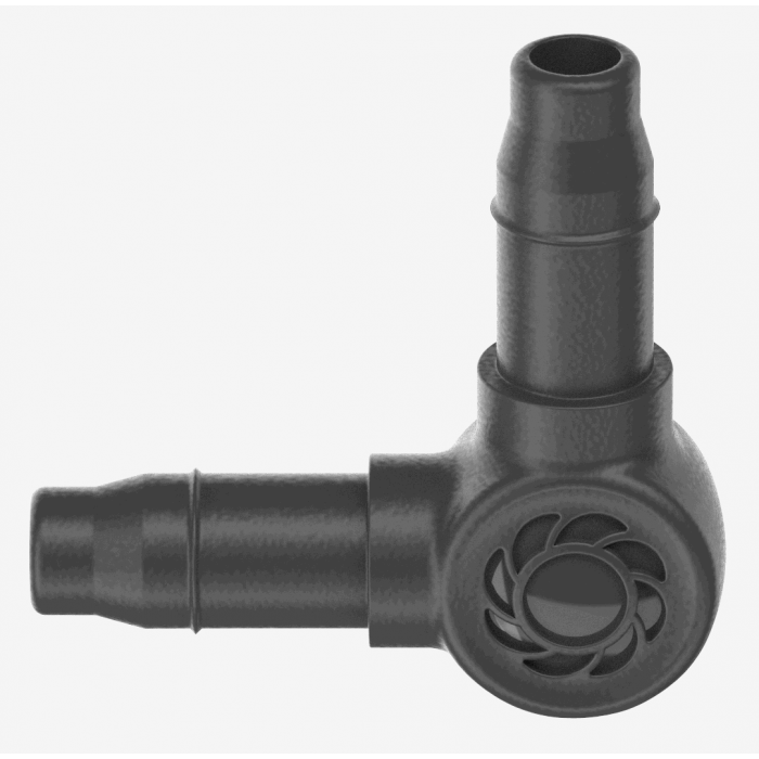 З'єднувач L-подібний Gardena Micro-Drip-System для шлангів 4,6 мм, 10 шт (13212-20)