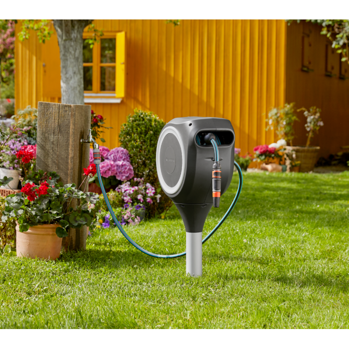 Котушка зі шлангом Gardena RollUp M Automatic наземна 20 м (18616-32)