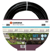 Комплект поливу Gardena Micro-Drip-System для рядного поливу 50 м, 1.6 л/год (13501-20)
