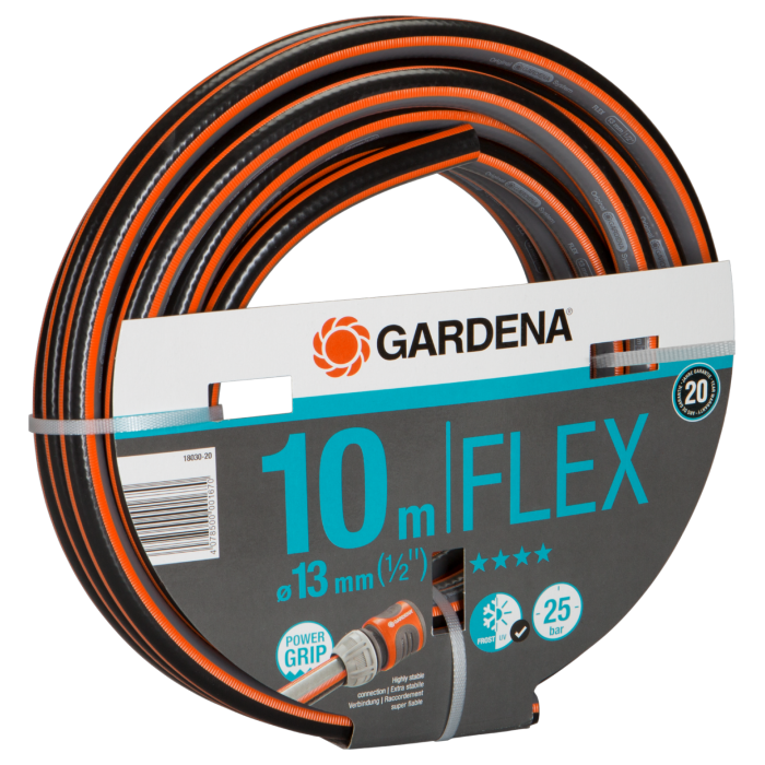 Шланг Gardena Flex 13 мм (1/2"), 10 м, 25 бар (18030-20)
