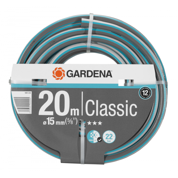 Шланг Gardena Classic 15 мм (5/8"), 20 м, 22 бар (18013-26)