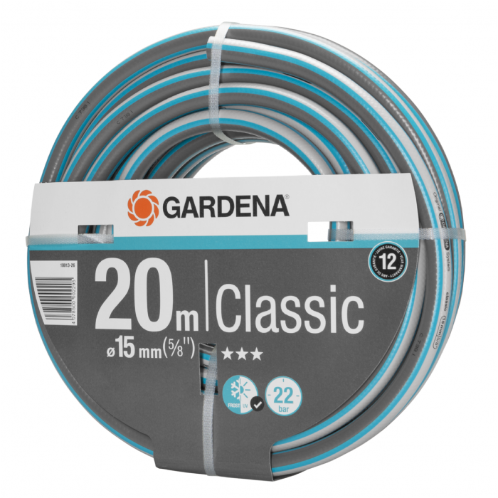 Шланг Gardena Classic 15 мм (5/8"), 20 м, 22 бар (18013-26)
