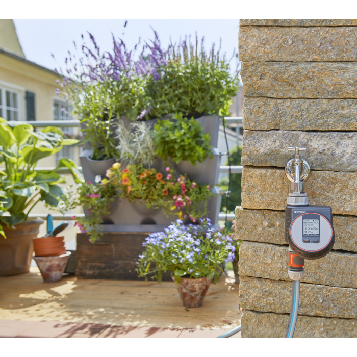 Комплект горщиків для мікрокрапельного поливу Gardena Micro-Drip-System NatureUp Basic Set 3 Vertical (13150-20)