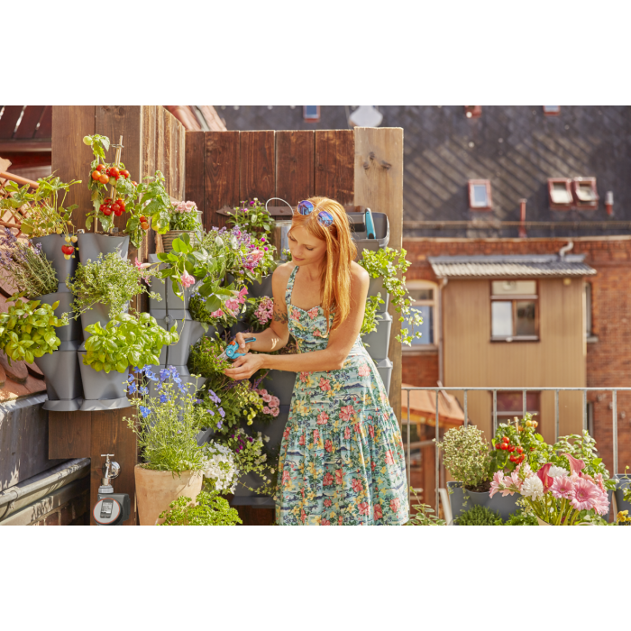 Комплект горщиків для мікрокрапельного поливу Gardena Micro-Drip-System NatureUp Basic Set 3 Vertical (13150-20)