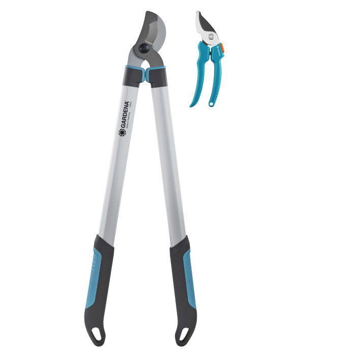 Сучкоріз для зелених гілок до 42 мм Gardena EasyCut 680 B і секатор до 18 мм Classic (12003-30) Сучкоріз для зелених гілок до 42 мм Gardena EasyCut 680 B і секатор до 18 мм Classic (12003-30)