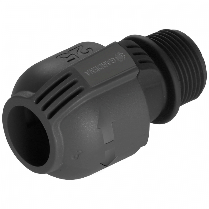 З'єднувач Gardena Quick & Easy 25 мм х 1 зовнішня різьба (02763-20)