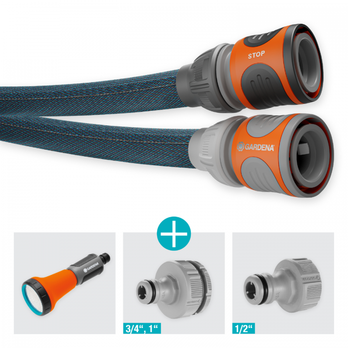 Текстильний шланг Gardena Liano Xtreme Set 13 мм (1/2"), 15 м (18465-20)