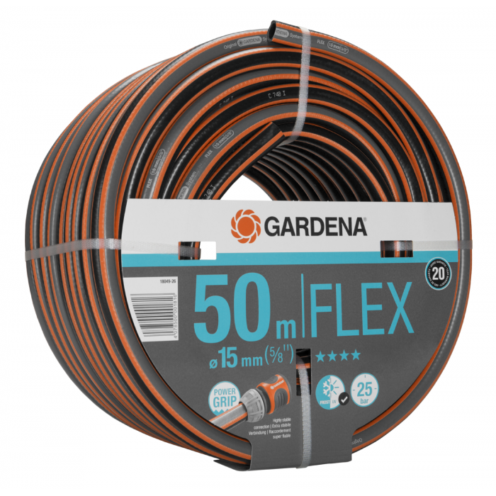 Шланг Gardena Flex 15 мм (5/8"), 50 м, 25 бар (18049-26)