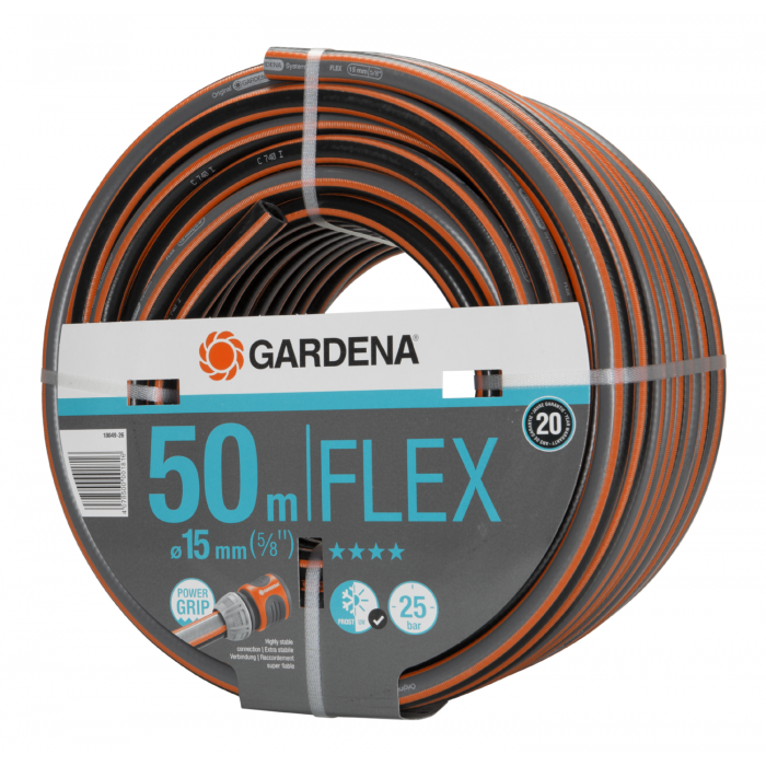Шланг Gardena Flex 15 мм (5/8"), 50 м, 25 бар (18049-26)