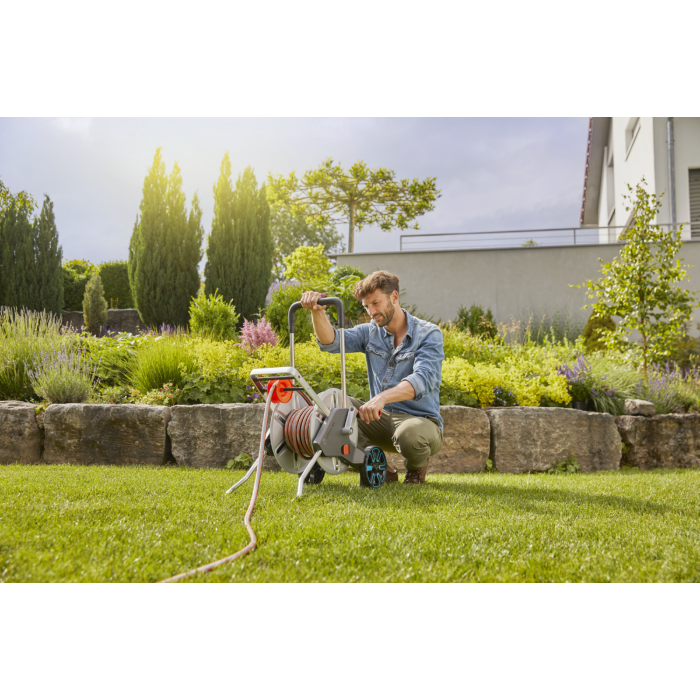 Візок для шланга Gardena CleverRoll M Easy Metal Set (18547-20)