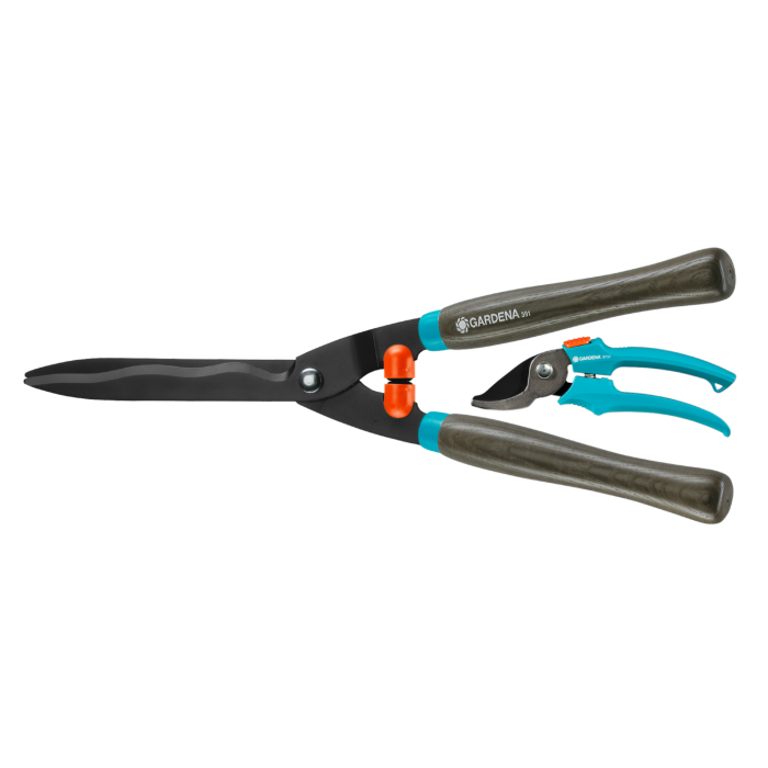 Ножиці для живоплоту механічні Gardena Classic 540 FSC 391-20 і секатор Classic 8754-20 (00391-30)