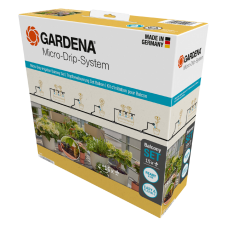 Комплект поливу Gardena Micro-Drip-System Balcony Set на 15 рослин (13401-20)