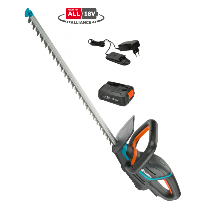 Акумуляторний кущоріз Gardena ComfortCut 60/18V P4A Set (14731-20) Акумуляторний кущоріз Gardena ComfortCut 60/18V P4A Set (14731-20)