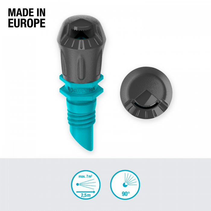 Мікронасадка Gardena Micro-Drip-System секторна 90°, 5 шт (13320-20)