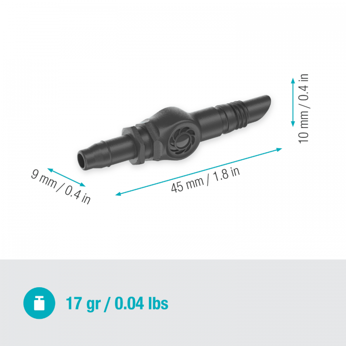 З'єднувач прямий Gardena Micro-Drip-System для шлангів 4,6 мм, 10 шт (13213-20)